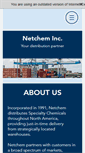 Mobile Screenshot of netcheminc.com